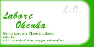 laborc okenka business card